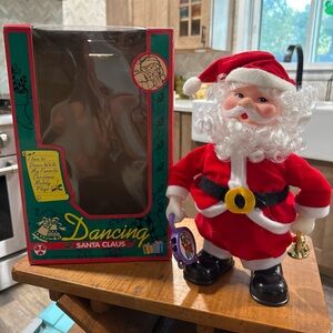 Dancing Santa Claus Holiday Decor